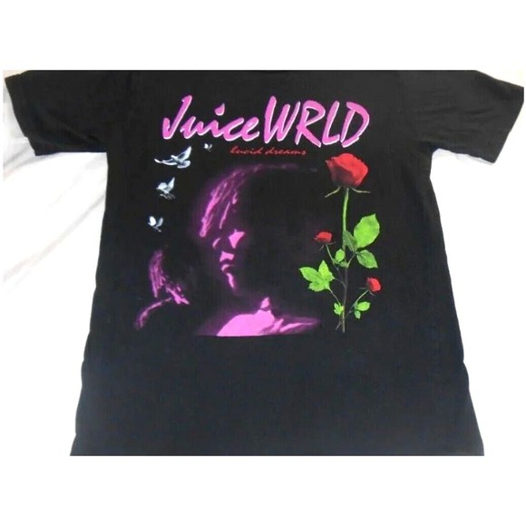 Juice World LUCID DREAMS Official Graphic T-Shirt Sizs Large Rap Hip Hop - Picture 1 of 5